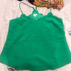 J. Crew Scalloped camisole size 10